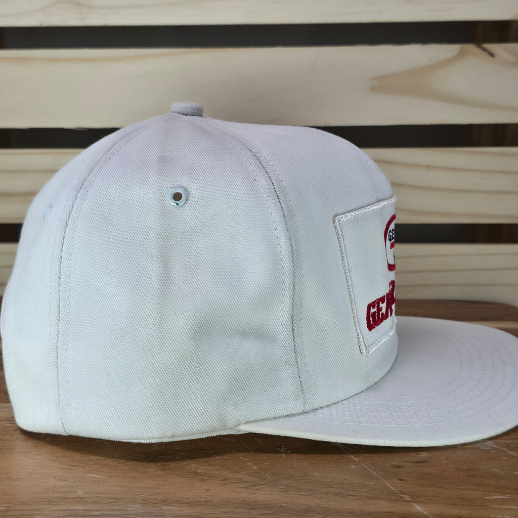 Vintage White General Tire Snapback Cap