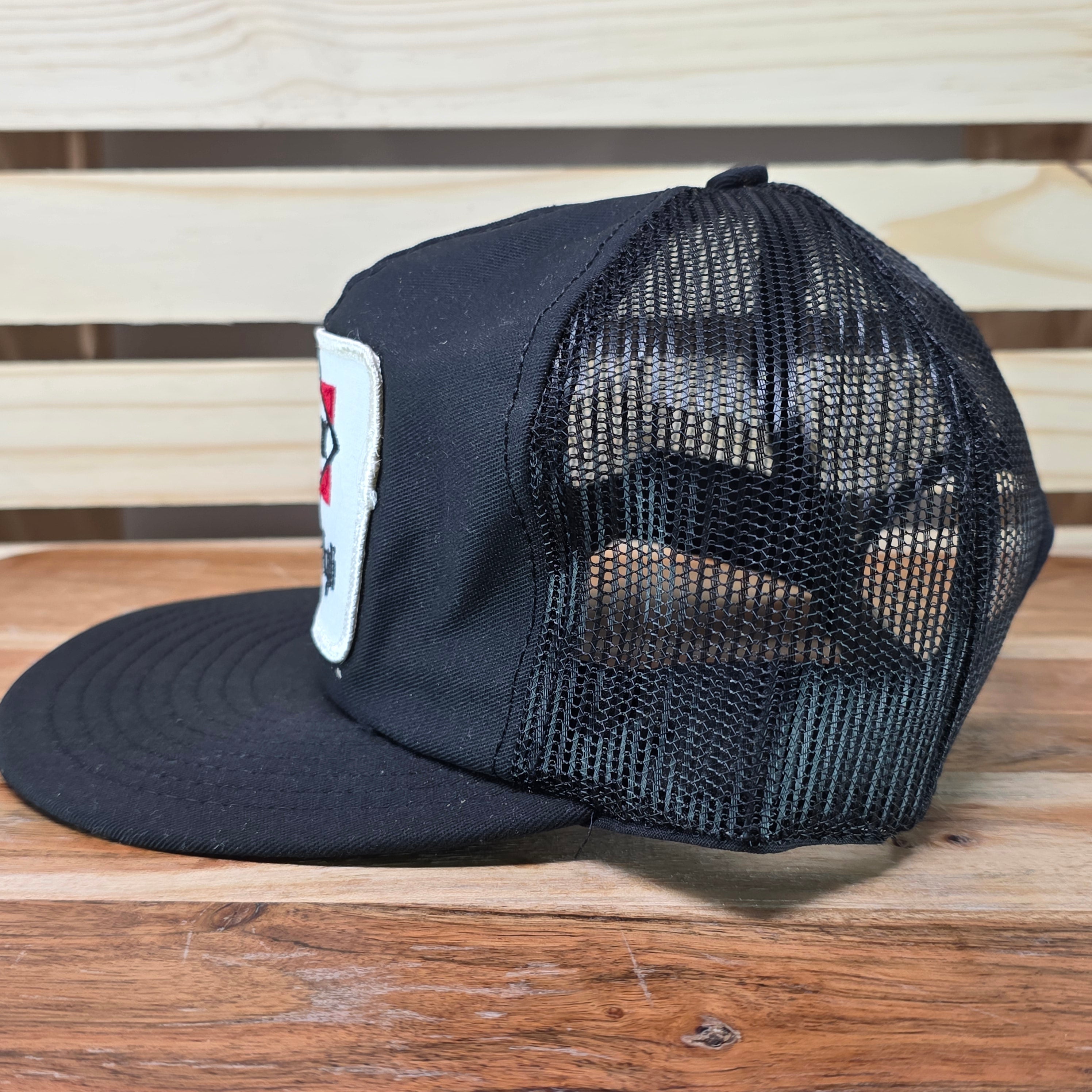 Vintage Nixon-Egli Blaw-Knox Black Trucker cap