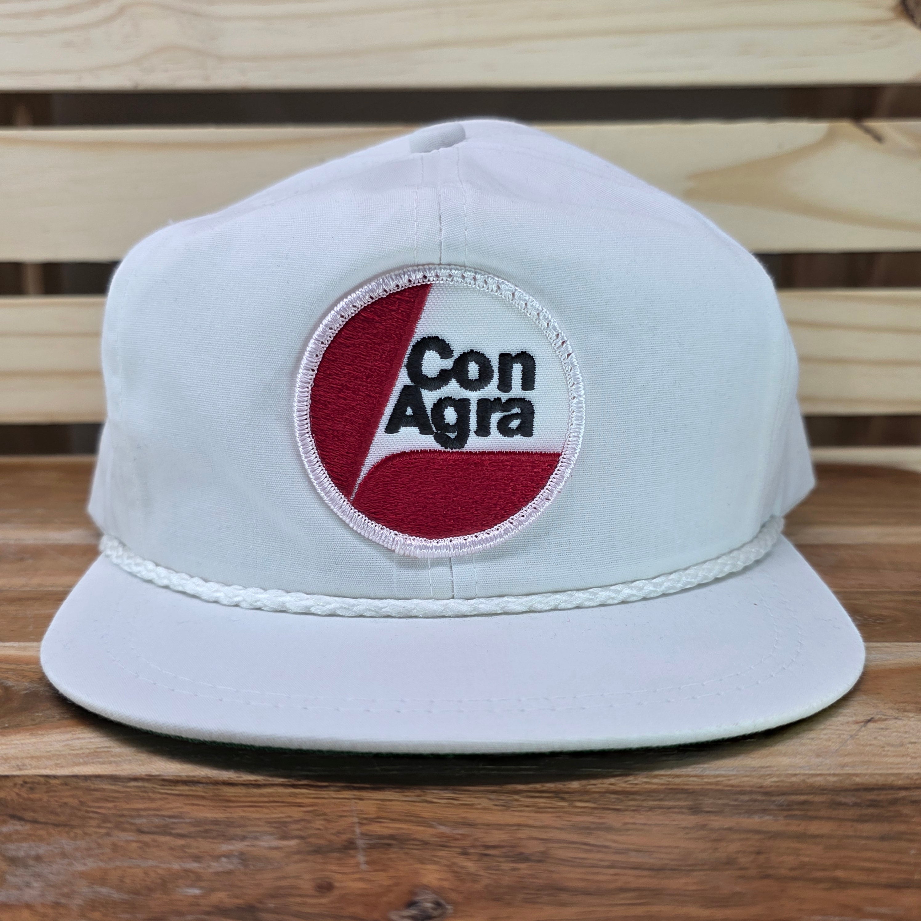 Vintage White Con Agra Trucker Cap
