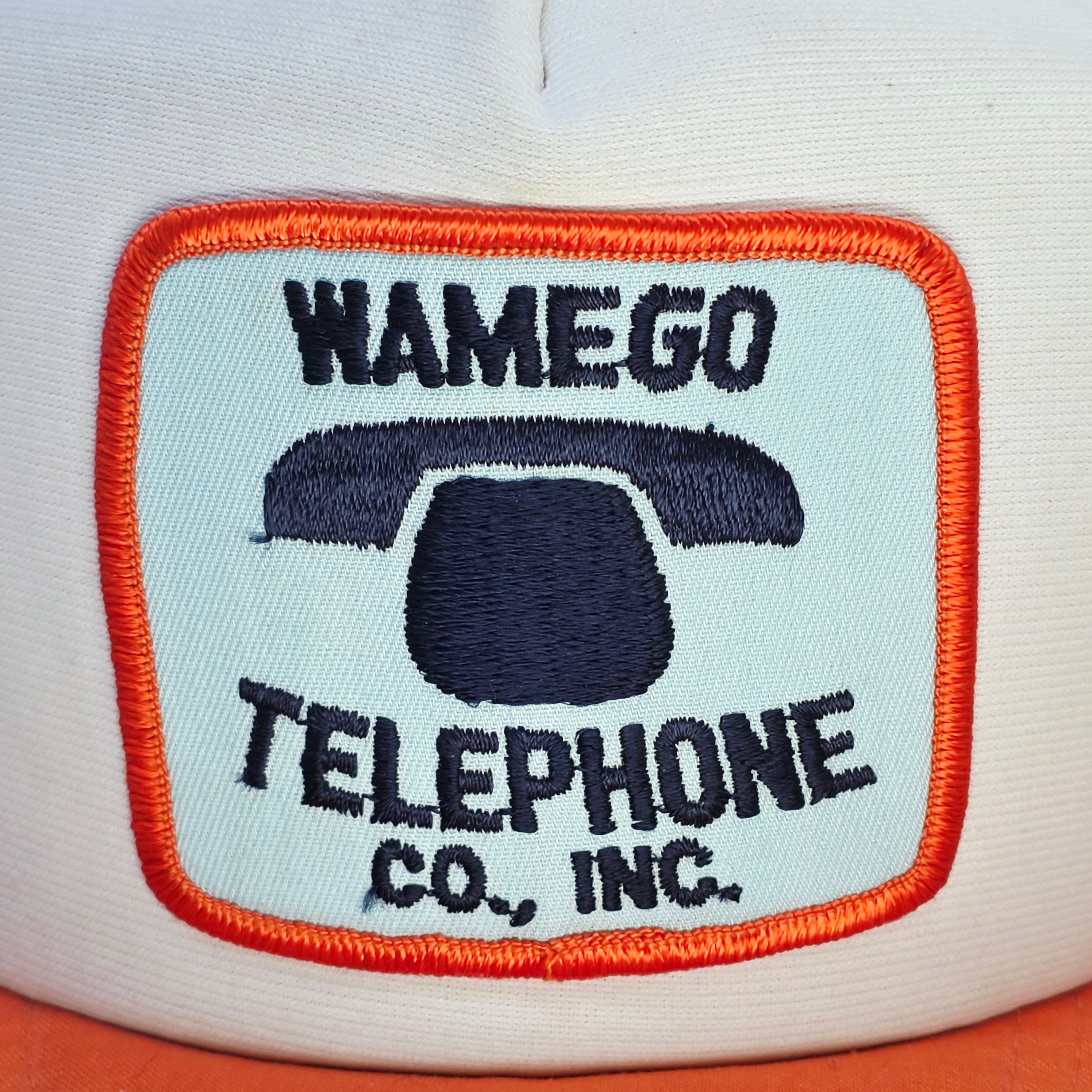 Vintage Wamego Telephone Patched Trucker Cap