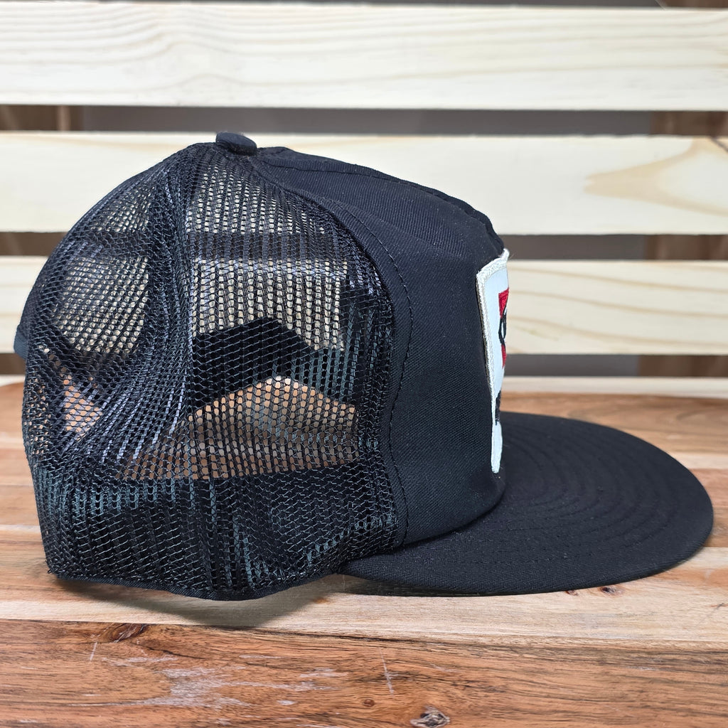 Vintage Nixon-Egli Blaw-Knox Black Trucker cap