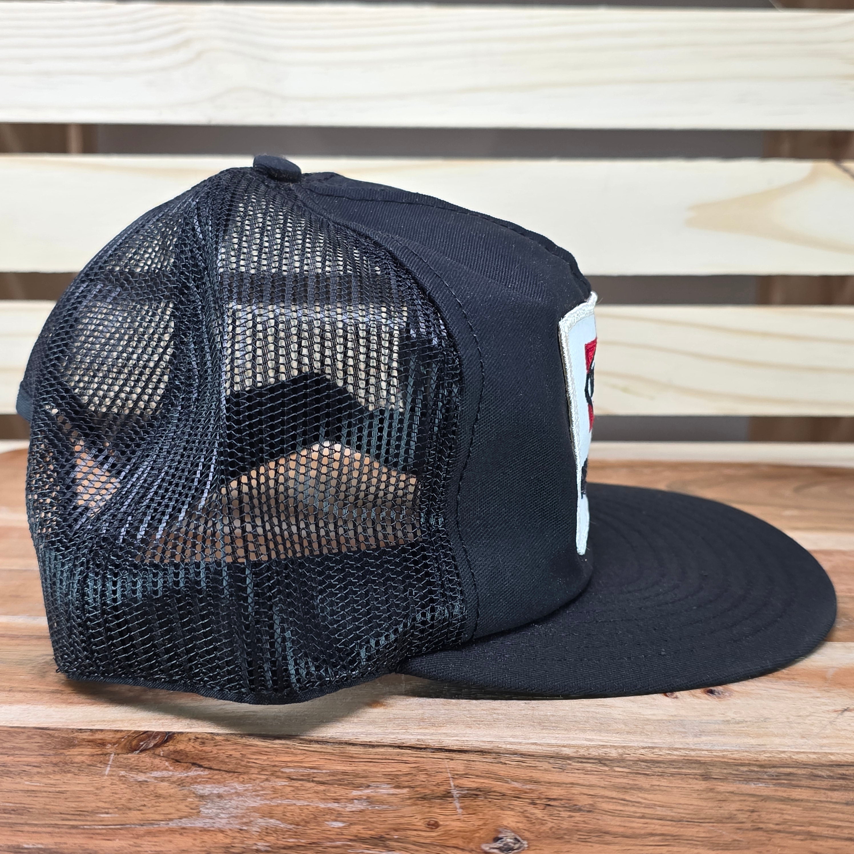 Vintage Nixon-Egli Blaw-Knox Black Trucker cap