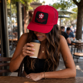 Vintage Red Texaco Okc trucker cap