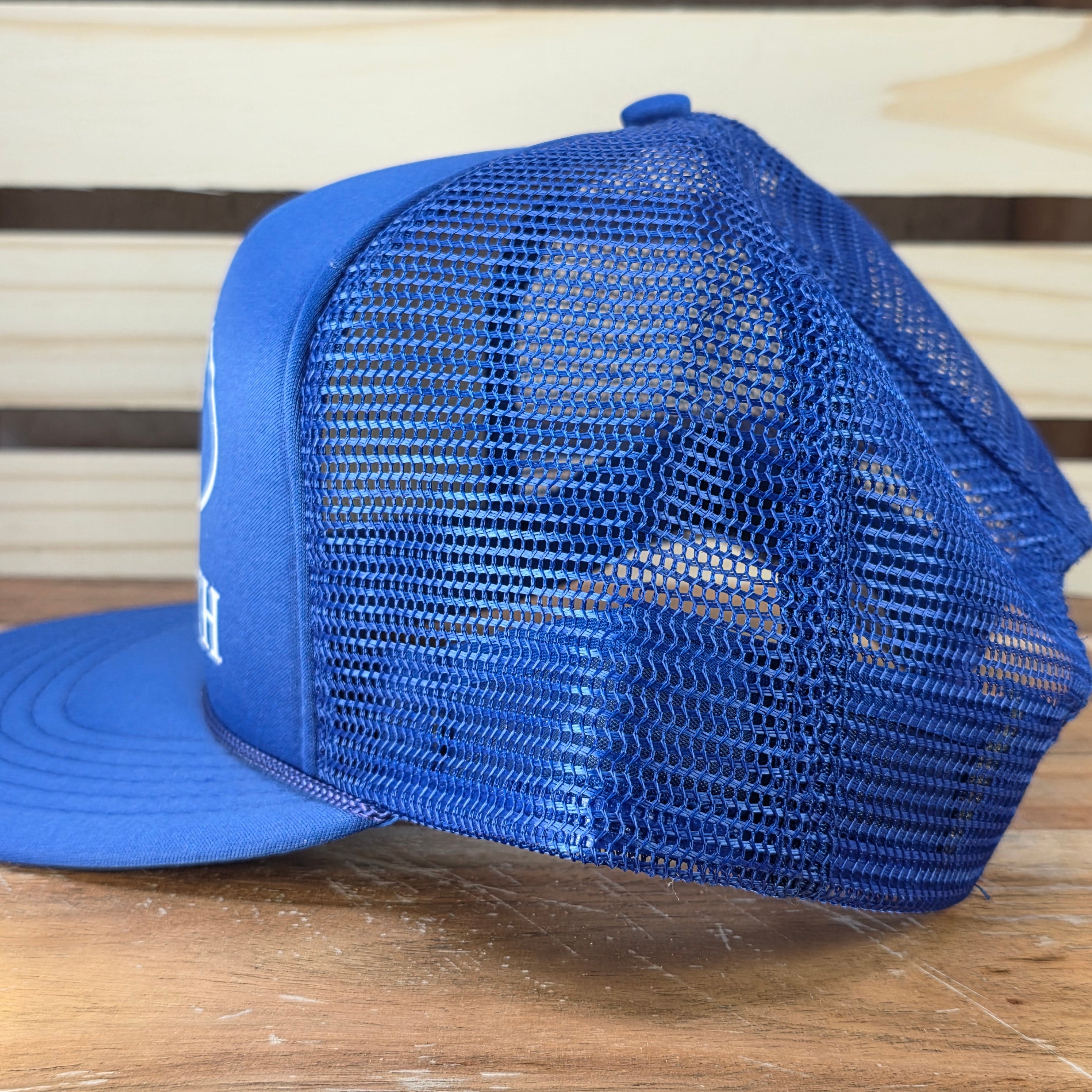 Vintage Ford HP Smith Blue Trucker Cap