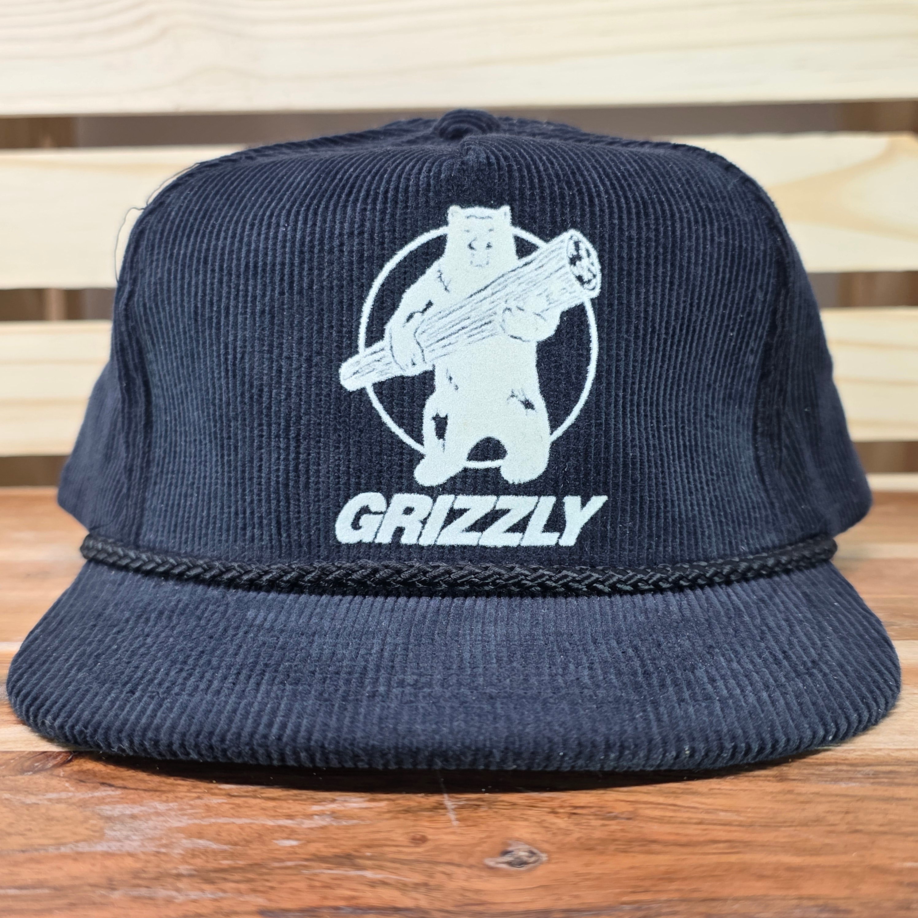 Grizzly Black Corturoy Vintage Cap