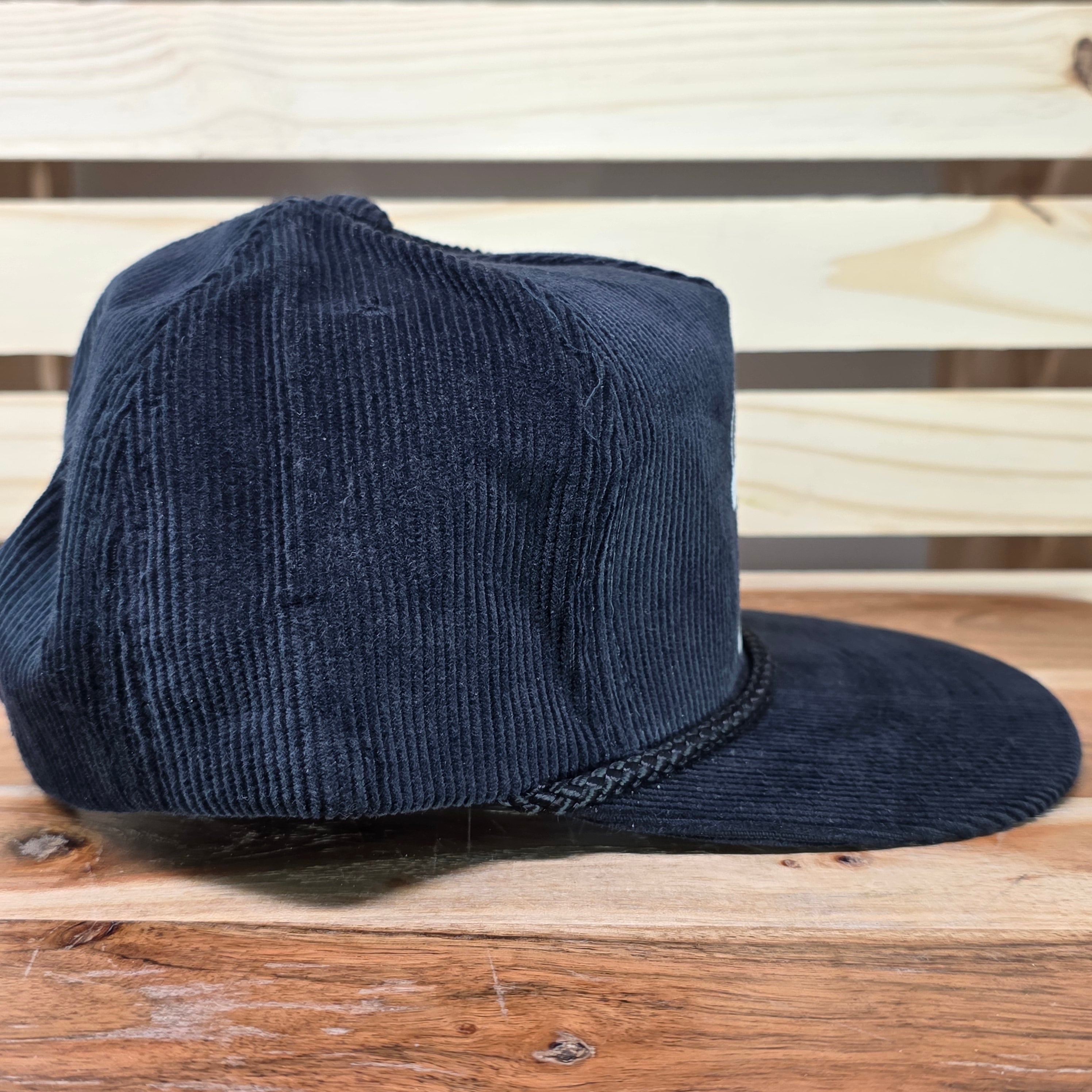 Grizzly Black Corturoy Vintage Cap