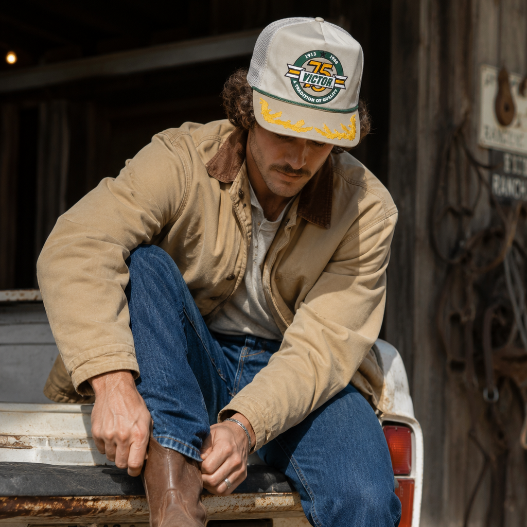 Vintage 1988 Victor Trucker Cap