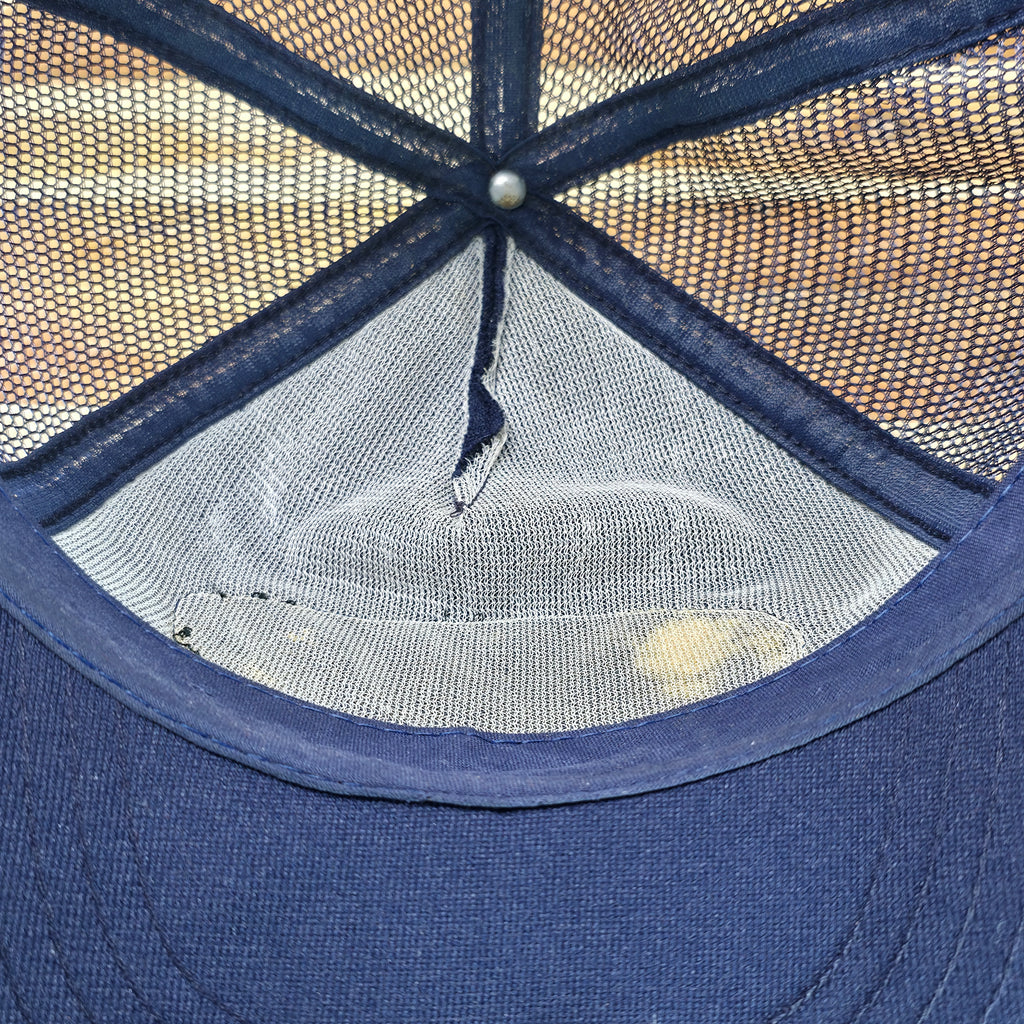Vintage Bluefield W VA Rescue Squad Patched Snapback Trucker Cap