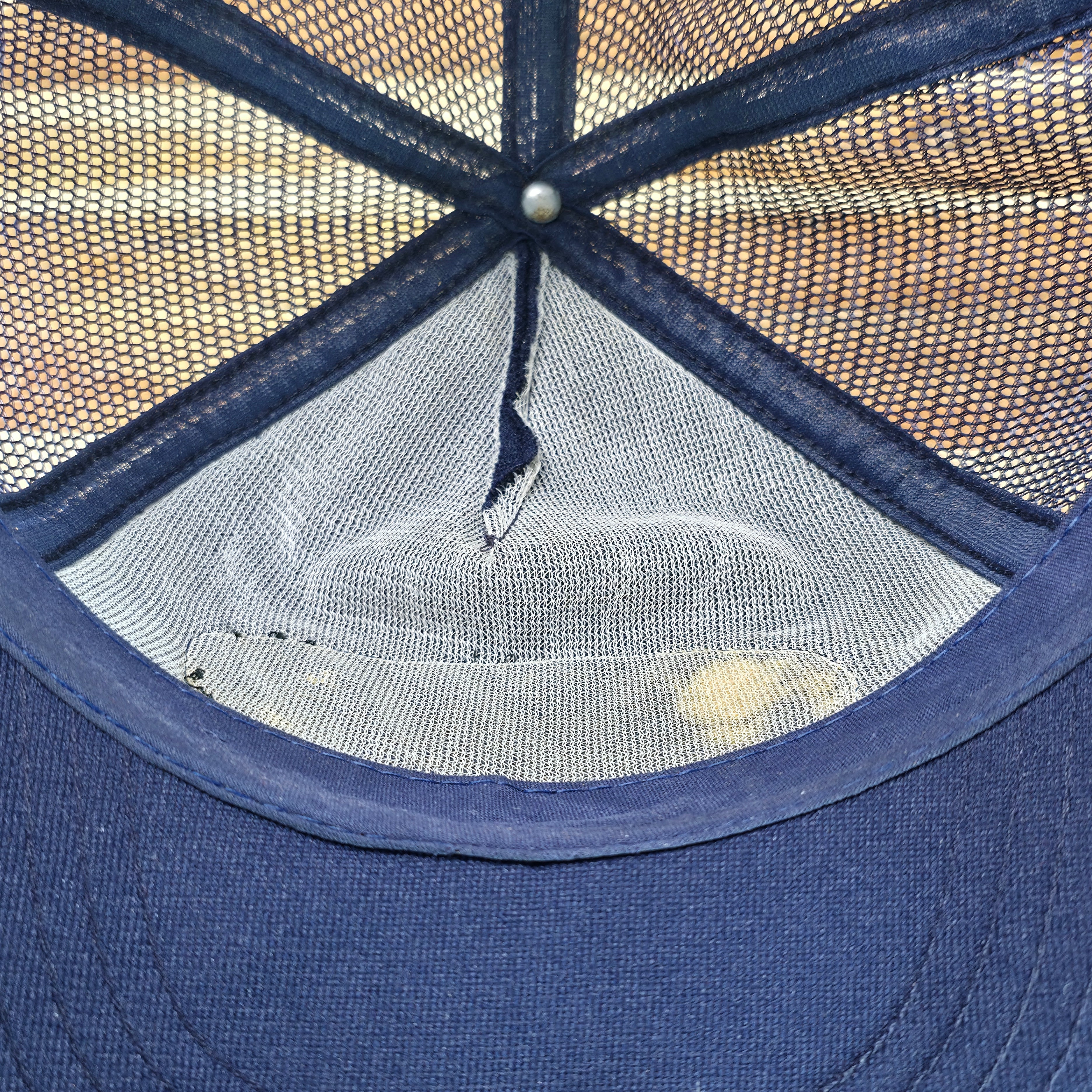Vintage Bluefield W VA Rescue Squad Patched Snapback Trucker Cap