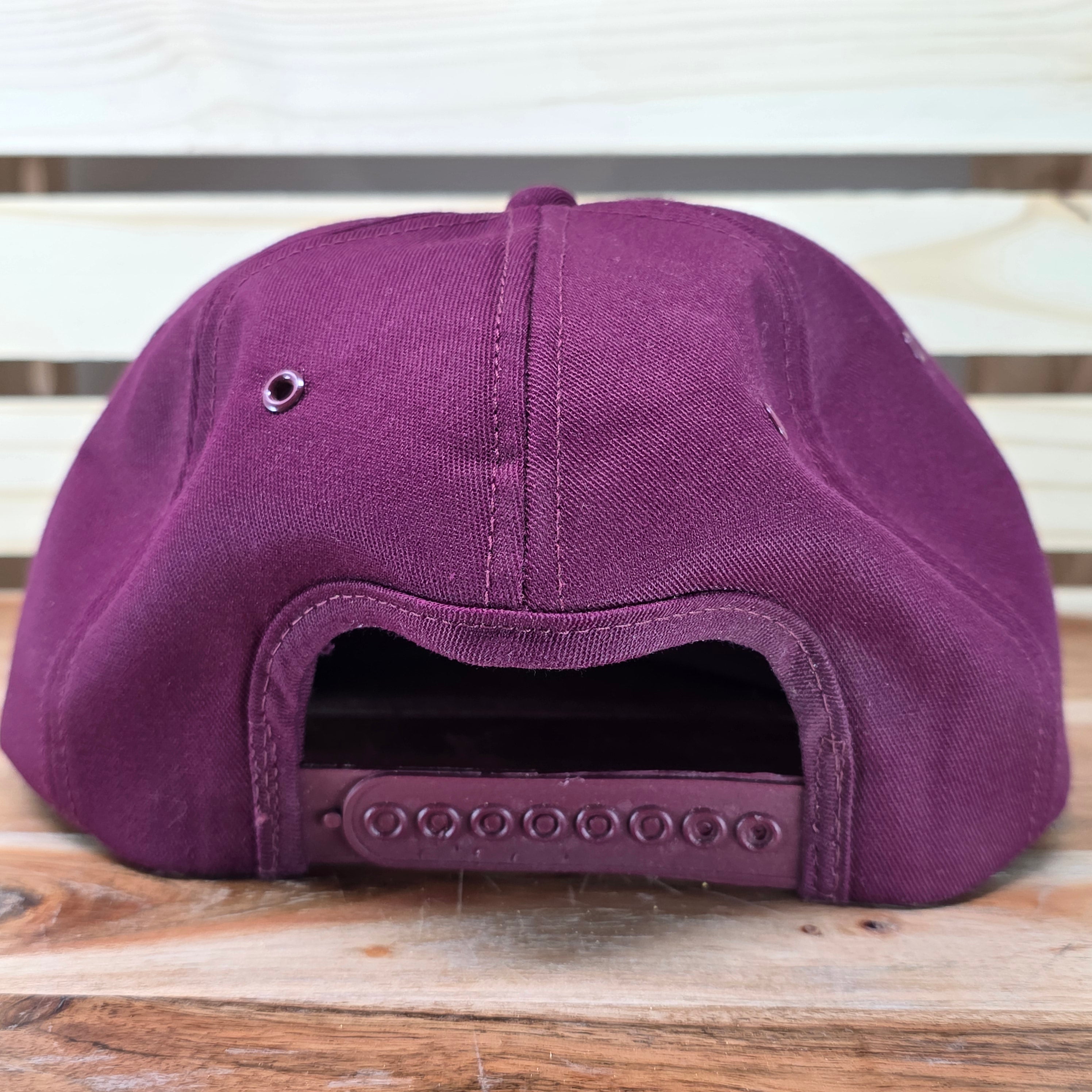Vintage Taylor & Martin Auctioneers Burgundy Trucker Cap