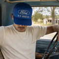 Vintage Ford HP Smith Blue Trucker Cap