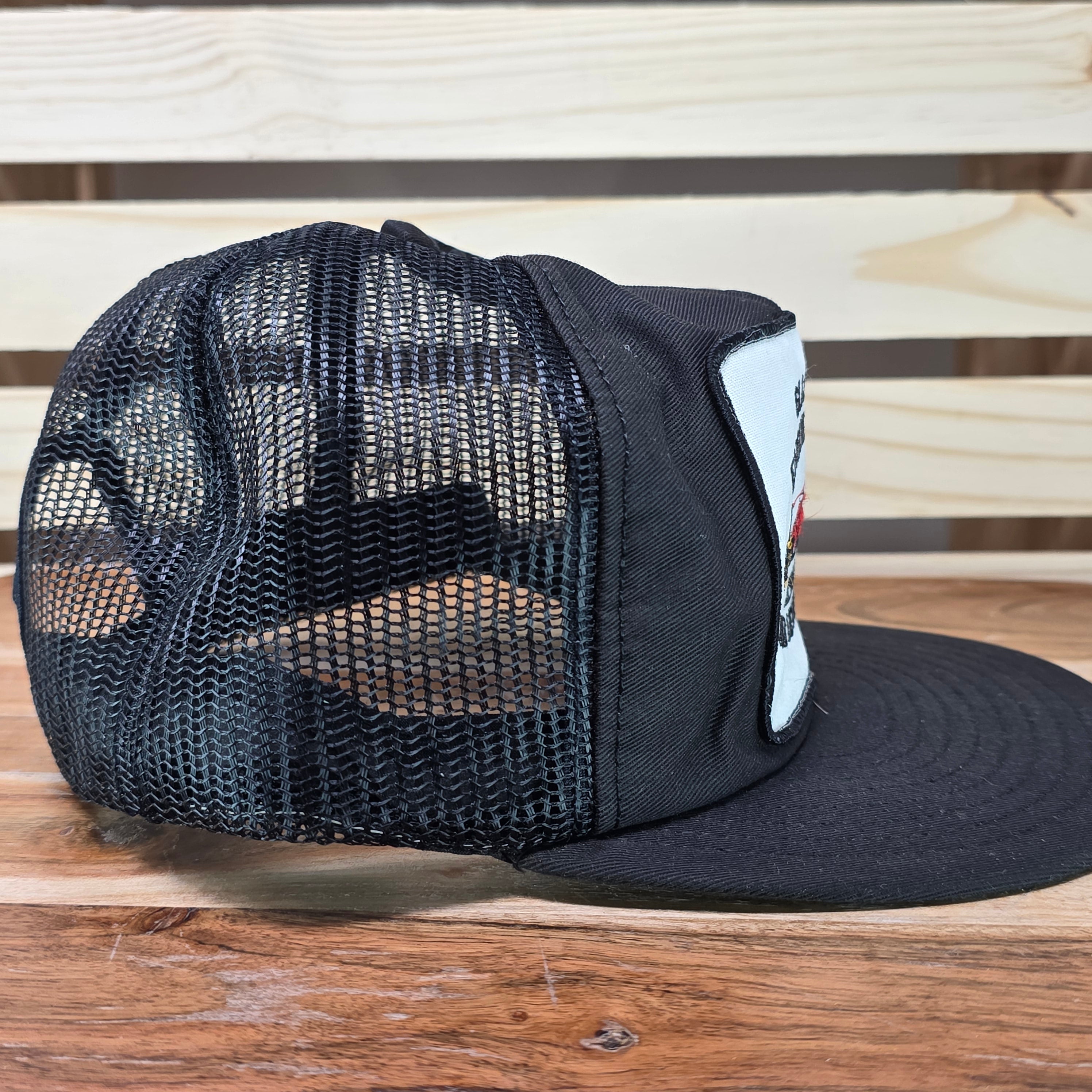 Vintage Glaser Engineering  Laser Black Trucker Cap