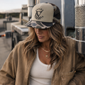 Camo Valley Concrete Trucker Cap