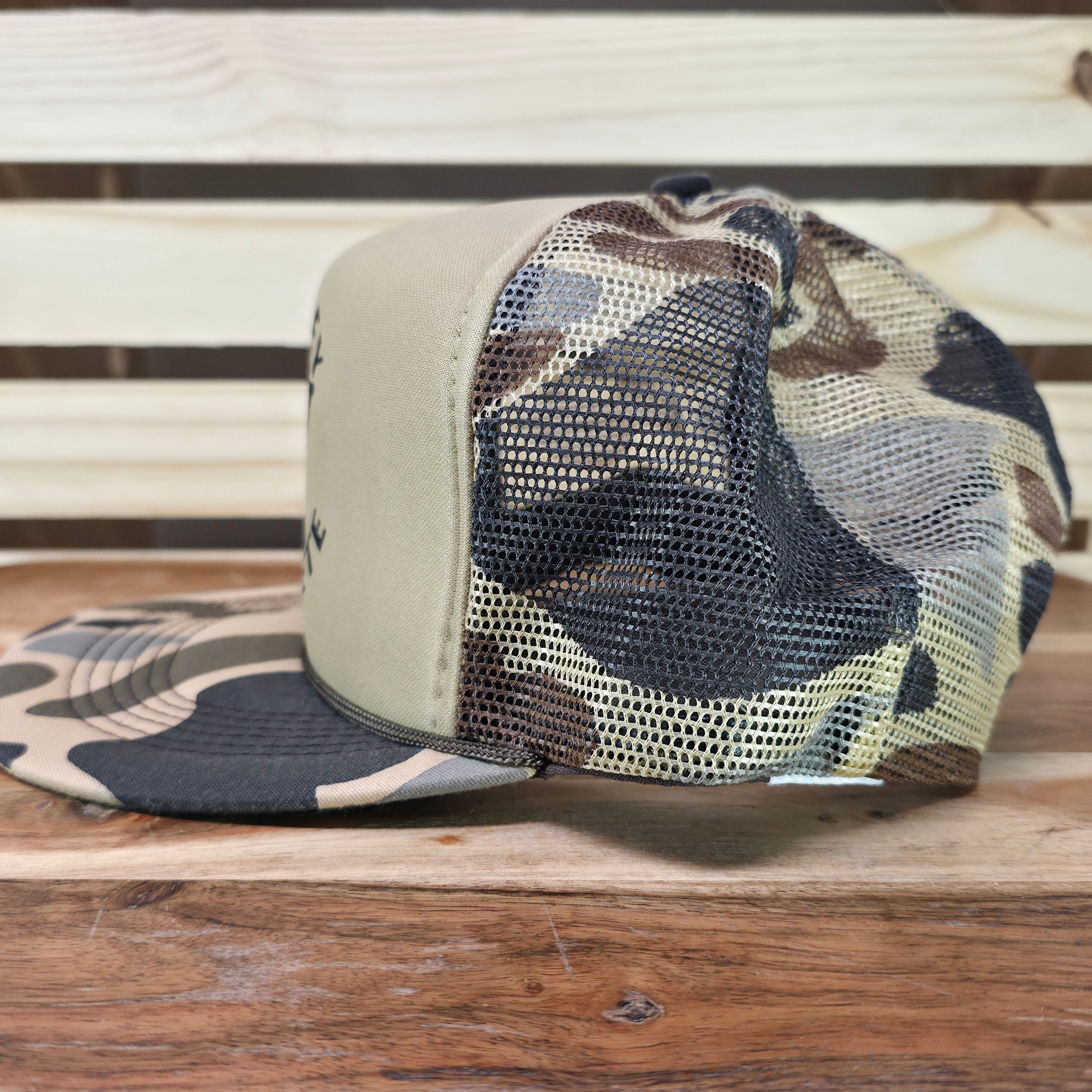 Camo Valley Concrete Trucker Cap