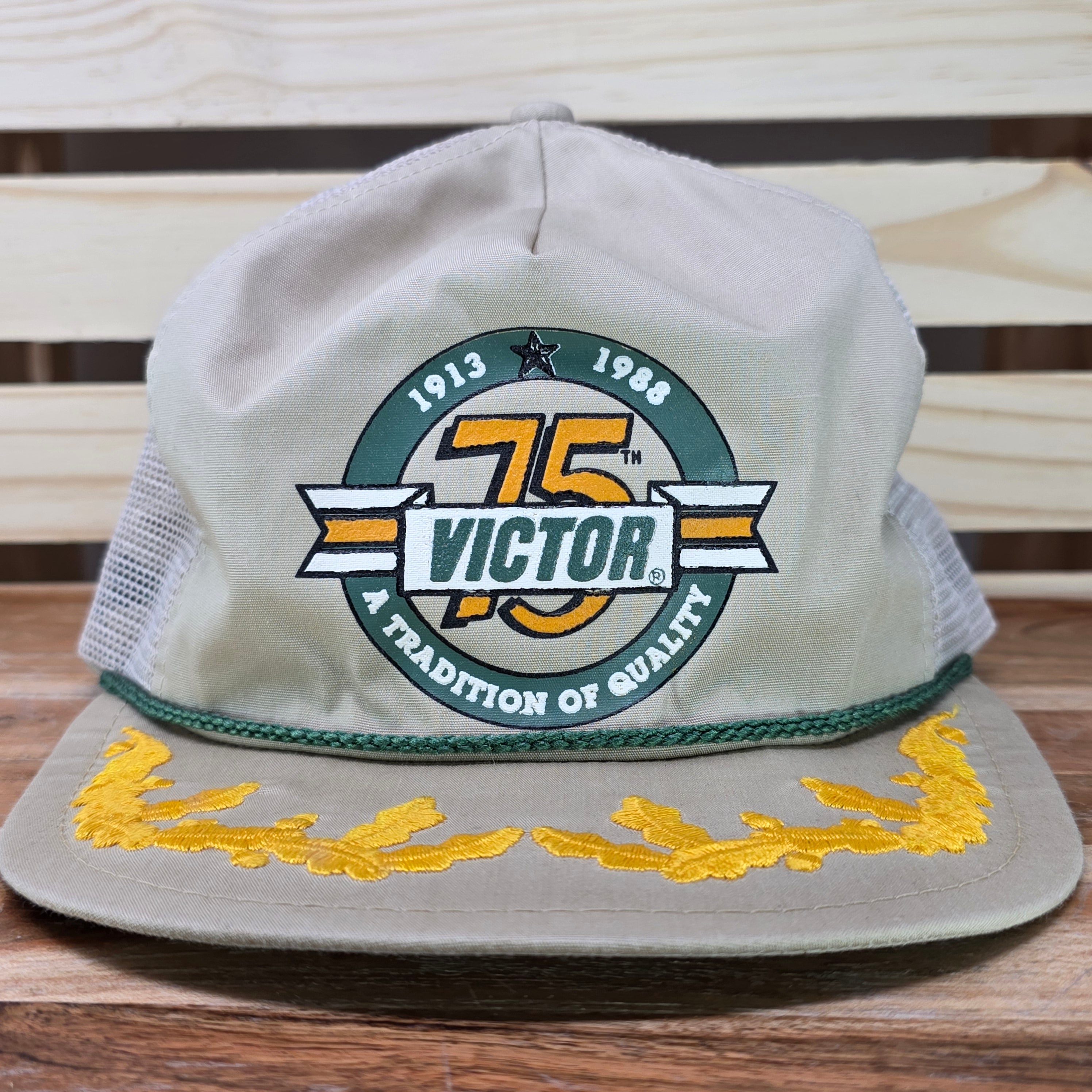 Vintage 1988 Victor Trucker Cap