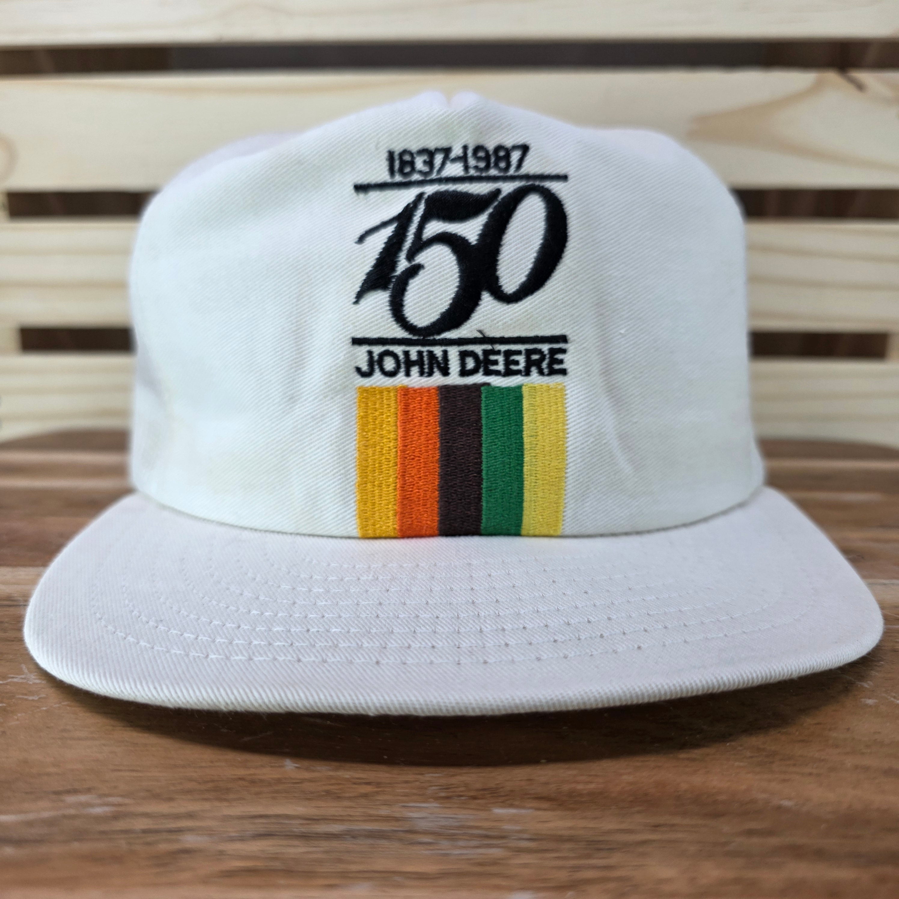 Vintage 1987 John Deere Anniversary Trucker Cap