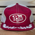 Sire Power Red Vintage Cap