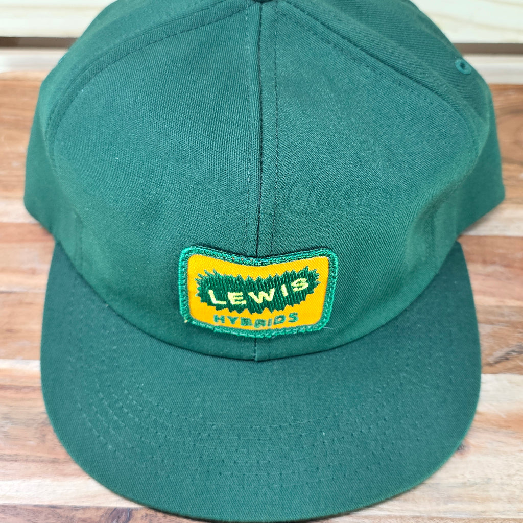Vintage Lewis Hybrid Green Trucker Cap