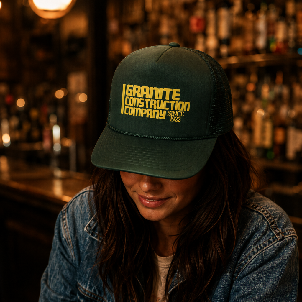 Green Vintage Trucker cap