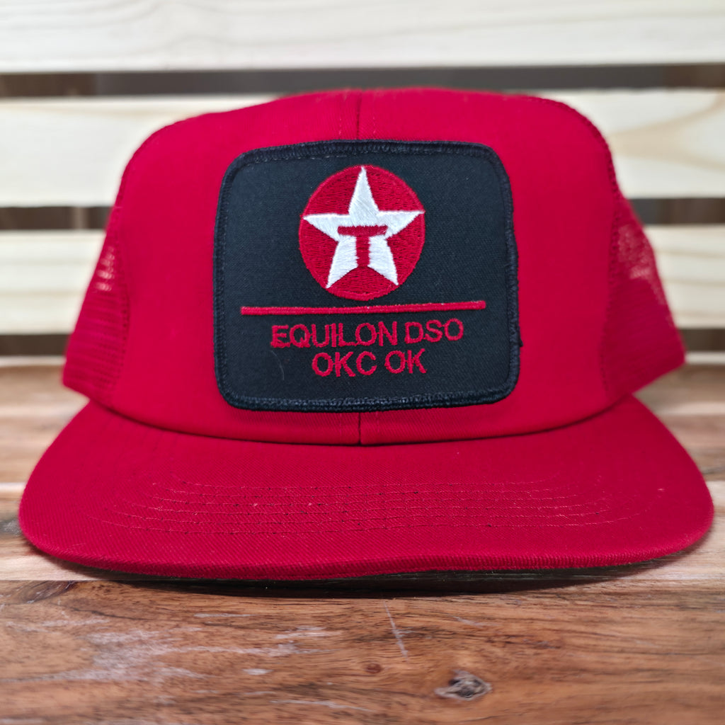 Vintage Red Texaco Okc trucker cap