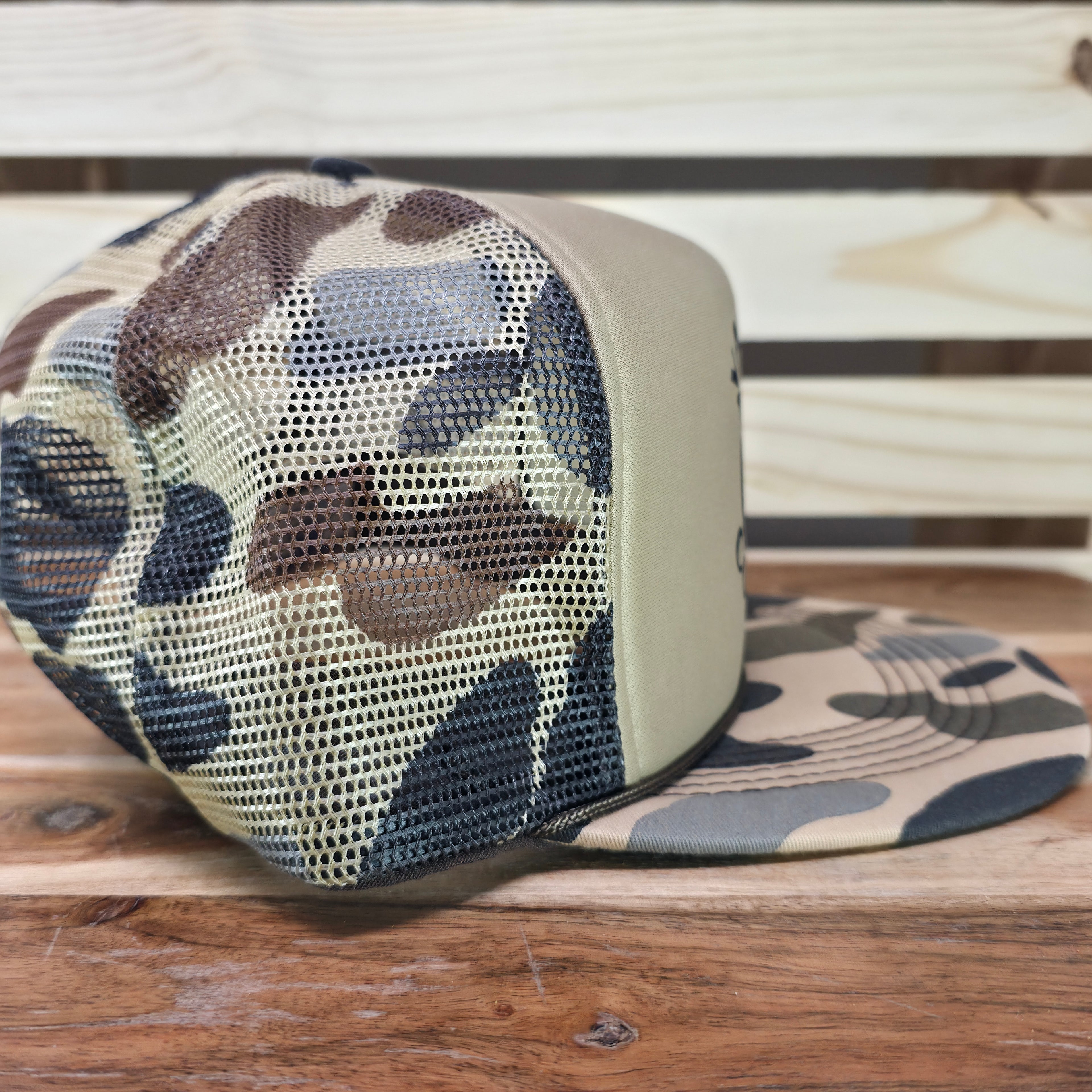 Camo Valley Concrete Trucker Cap