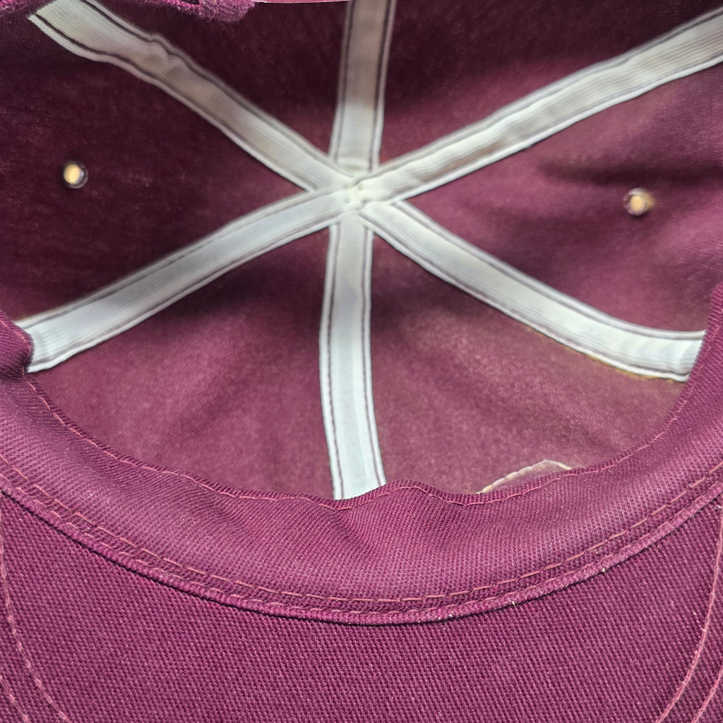 Vintage Taylor & Martin Auctioneers Burgundy Trucker Cap